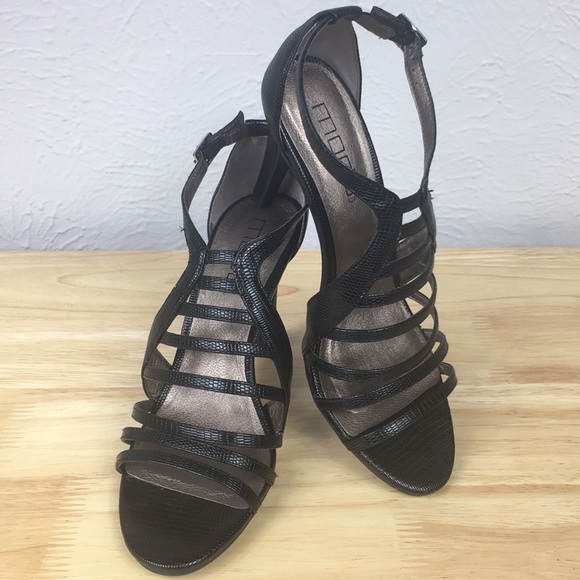 moda spana black heels